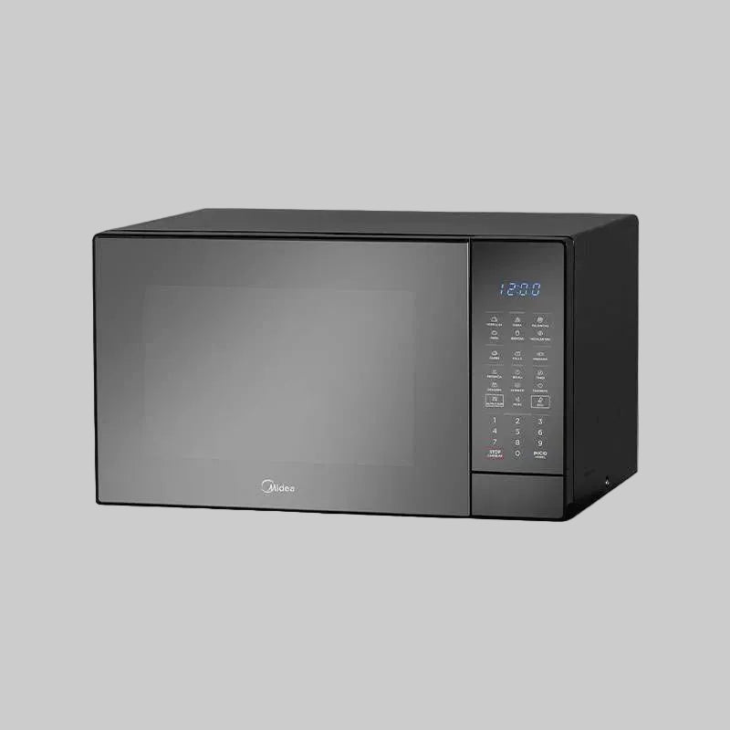 Horno de Microondas Midea SmartECO MMDK14S2MB 1.4 pies³ (40 L), 1000 W, 10 Niveles, Menú Tortillas, AutoClean, Negro Puerta Espejo