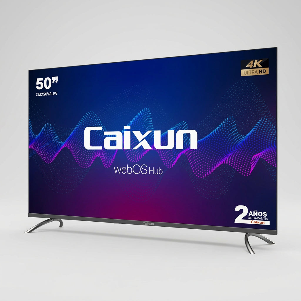 Pantalla Caixun 50" 4K UHD Smart TV webOS CMX50VAUW, Magic Remote con Voz, Wi-Fi, Bluetooth, 3 HDMI