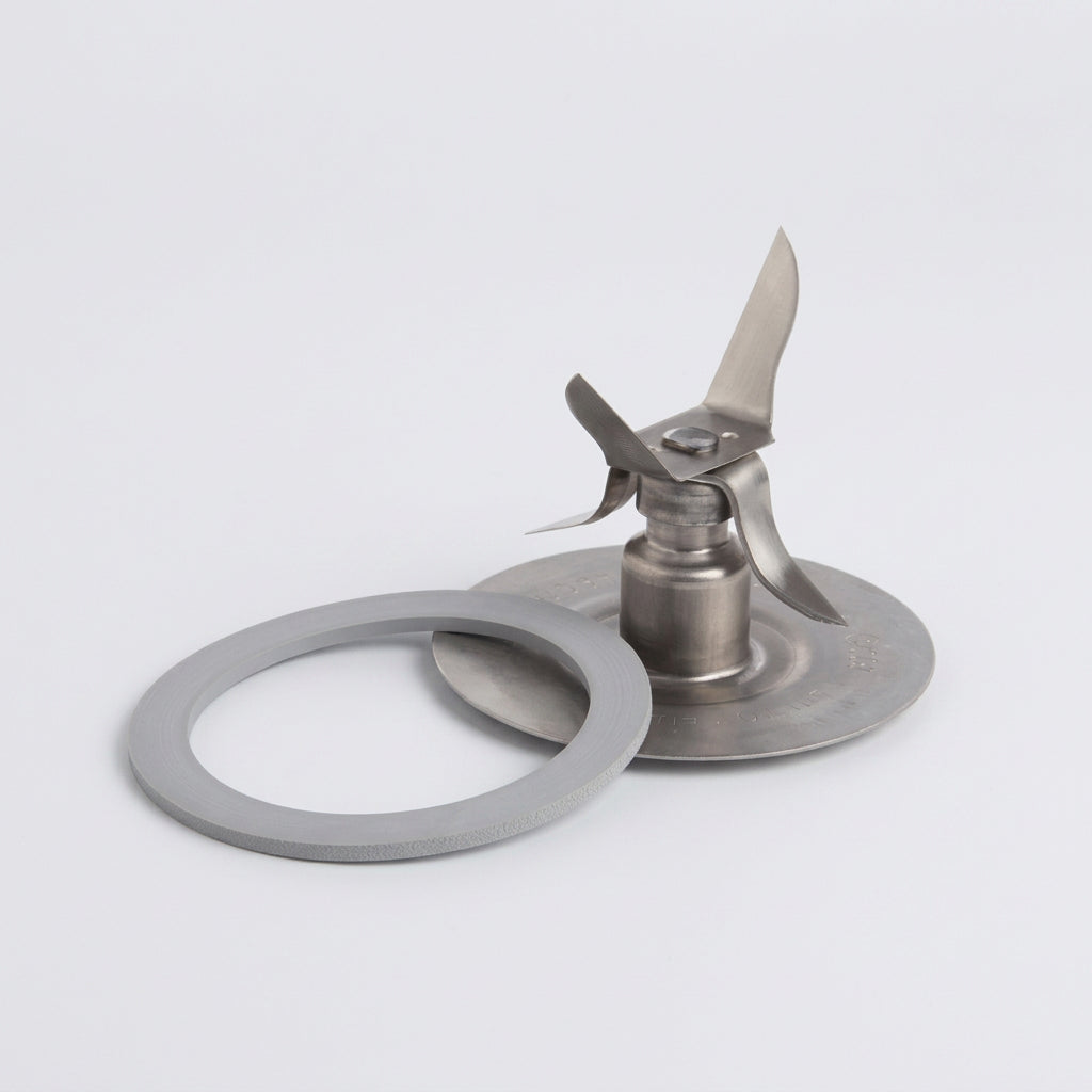 Cuchilla Picahielo Oster BLSTAA4961 Original 4 Aspas Acero Inoxidable con Anillo de Hule, Repuesto para Licuadora Oster